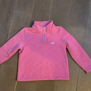 Vineyard Vines Pink Quilted Kids Sweater
